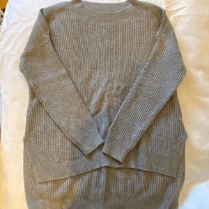BP - Gray Sweater with open shoulder